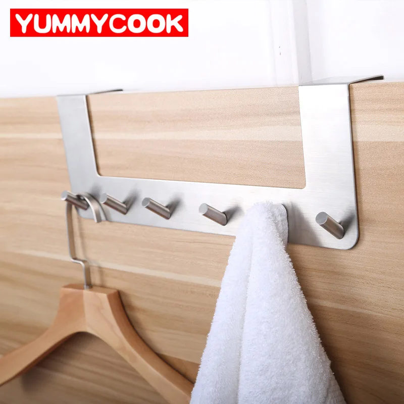 Stainless Steel Bathroom Storage Racks Cupboard Door Hat Clothes Holders Kitchen Hanger Home Organization Accessories Supplies
Stainless Steel Bathroom Storage Racks Cupboard Door Hat Clothes Holders Kitchen Hanger Home Organization Accessories Supplies