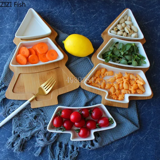 28cm full set ceramic bamboo Christmas tree tray Snack plate fruit bowl dish plate tableware breakfast tray kitchen home supply
28cm full set ceramic bamboo Christmas tree tray Snack plate fruit bowl dish plate tableware breakfast tray kitchen home supply