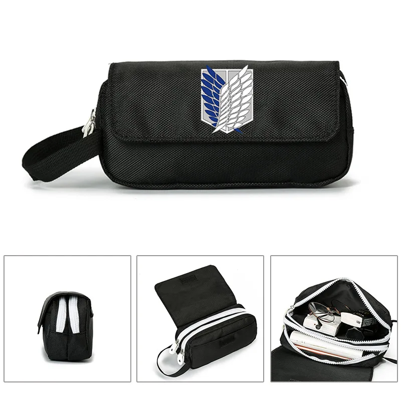 Attack On Titan Wings of Freedom Wallet Purse Cosmetic Stationery Pencil Bag Girls Boys Gift Back to School Hand Bag Portable
Attack On Titan Wings of Freedom Wallet Purse Cosmetic Stationery Pencil Bag Girls Boys Gift Back to School Hand Bag Portable