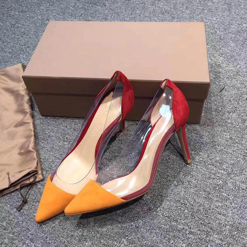 Talon Transparent Zapatos Mujer Tacon Wedding Pumps Patchwork High Heels Women Shoes New Sexy Lady Shoes Pointed Toe Woman Shoes
Talon Transparent Zapatos Mujer Tacon Wedding Pumps Patchwork High Heels Women Shoes New Sexy Lady Shoes Pointed Toe Woman Shoes