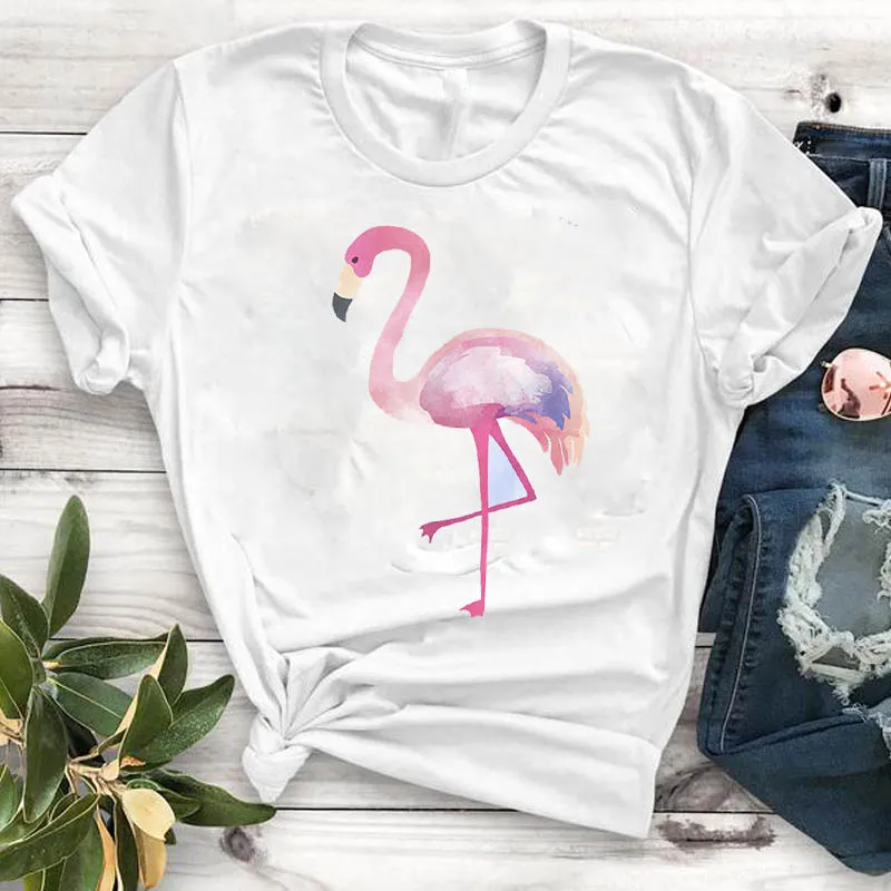 Fashion Bird T Shirt Female Casual Tshirt Women Flamingo Paiting Women Summer Print Camisa Mujer Top Graphic Cute Tees T-shirt
Fashion Bird T Shirt Female Casual Tshirt Women Flamingo Paiting Women Summer Print Camisa Mujer Top Graphic Cute Tees T-shirt