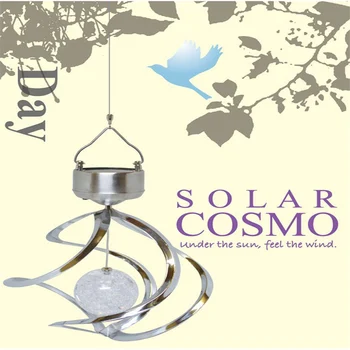 Solar lamp novelty Colorful LED Solar Wind Chime Light Crack Ball Spiral Spinner LED light solar charging panel lamp 151006
Solar lamp novelty Colorful LED Solar Wind Chime Light Crack Ball Spiral Spinner LED light solar charging panel lamp 151006