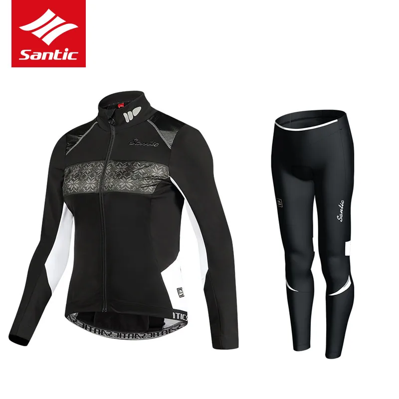 Santic Anti-UV Winter Womens Cycling Clothing 100% Polyester Thermal Fleece Bicycle Cycling Wear Bike Clothes Cycling Jersey Set
Santic Anti-UV Winter Womens Cycling Clothing 100% Polyester Thermal Fleece Bicycle Cycling Wear Bike Clothes Cycling Jersey Set