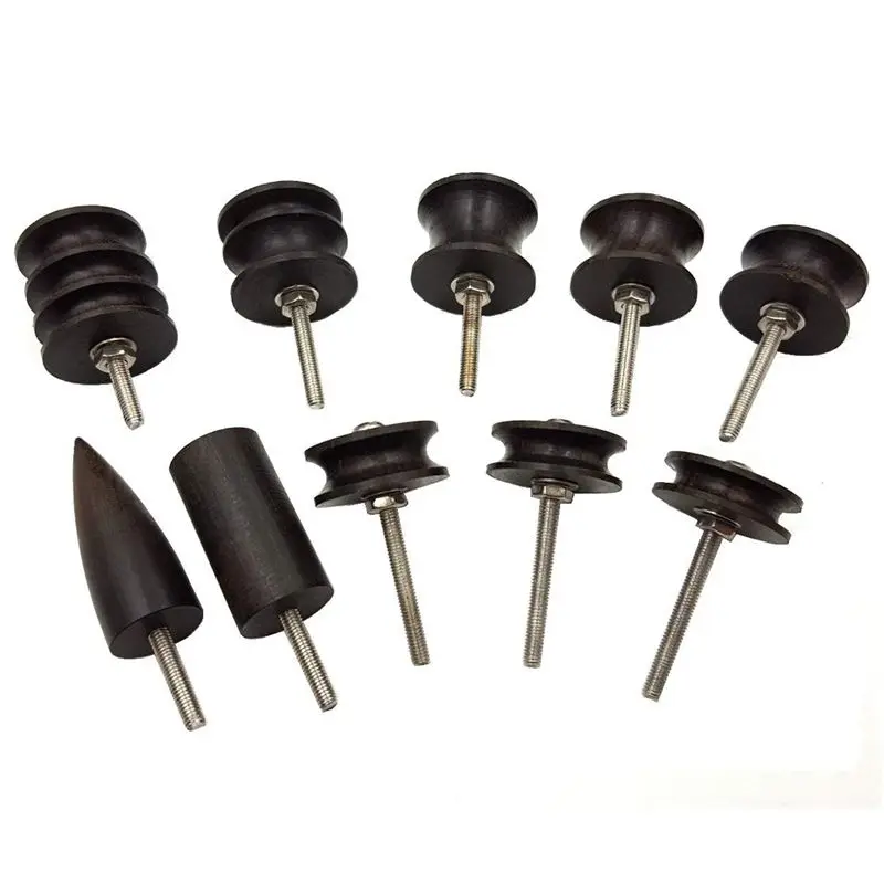 10 Stlye Ebony Leather Burnisher, leather slicker Tool,electric polished head DIY leather tools
10 Stlye Ebony Leather Burnisher, leather slicker Tool,electric polished head DIY leather tools