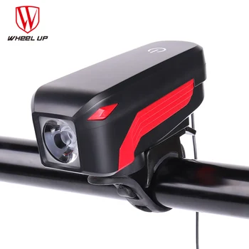 WHEEL UP Bike Bicycle Horn Headlight USB Rechargeable LED Lamp IPX5 350 Lumens Cycling Headlight With Horn Handlebar Flashlight
WHEEL UP Bike Bicycle Horn Headlight USB Rechargeable LED Lamp IPX5 350 Lumens Cycling Headlight With Horn Handlebar Flashlight