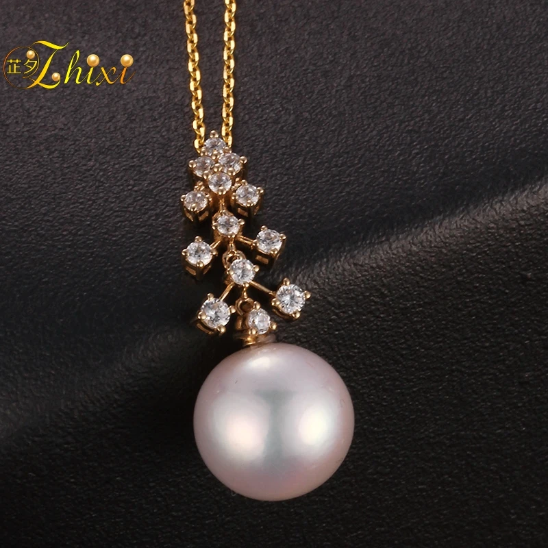 ZHIXI Pearl Necklace Pendant Accessories Natural Round 9-10mm Trendy Elegant Party Wedding For Women Gift 9-10mm D310
ZHIXI Pearl Necklace Pendant Accessories Natural Round 9-10mm Trendy Elegant Party Wedding For Women Gift 9-10mm D310