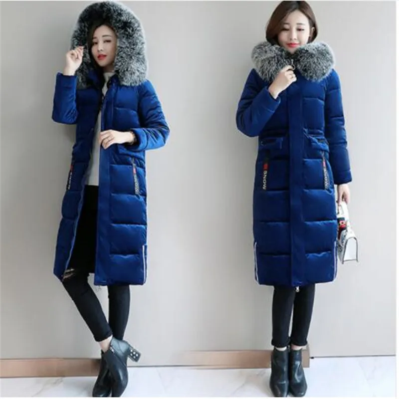 2018 Winter Fur collar women long jacket slim fit thick hooded down jacket gold velvet coat fashion jacket
2018 Winter Fur collar women long jacket slim fit thick hooded down jacket gold velvet coat fashion jacket