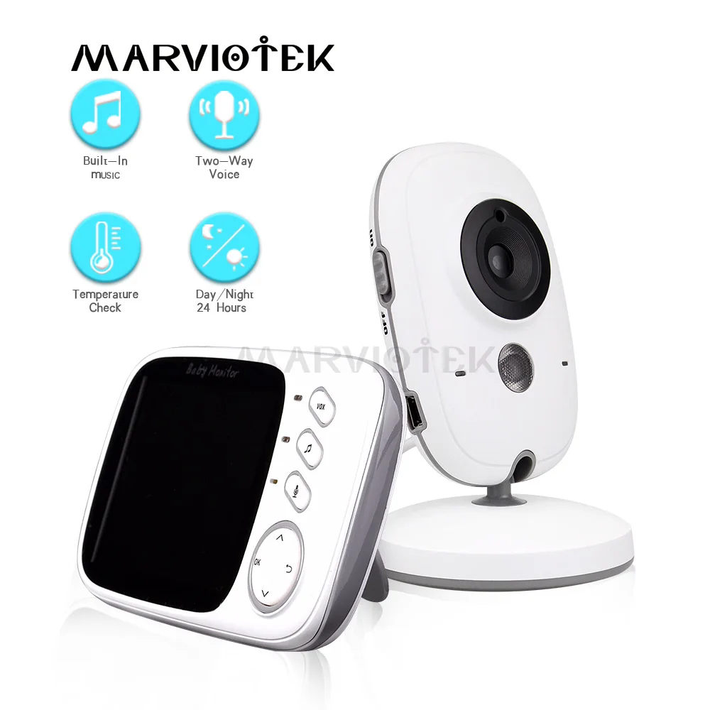 VB603 Video Baby Monitor 2.4G Wireless With 3.2 Inches LCD 2 Way Audio Talk Night Vision Surveillance Security Camera Babysitter
VB603 Video Baby Monitor 2.4G Wireless With 3.2 Inches LCD 2 Way Audio Talk Night Vision Surveillance Security Camera Babysitter