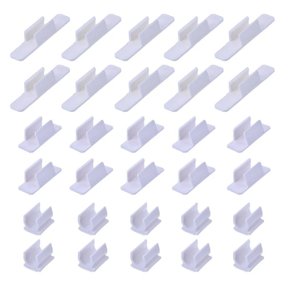 Pen Holder Clip Adhesive 3 Sizes to Stick on Desk Computer Car Bulletin Board Clipboards Shopping Lists, 30 Pieces, White
Pen Holder Clip Adhesive 3 Sizes to Stick on Desk Computer Car Bulletin Board Clipboards Shopping Lists, 30 Pieces, White