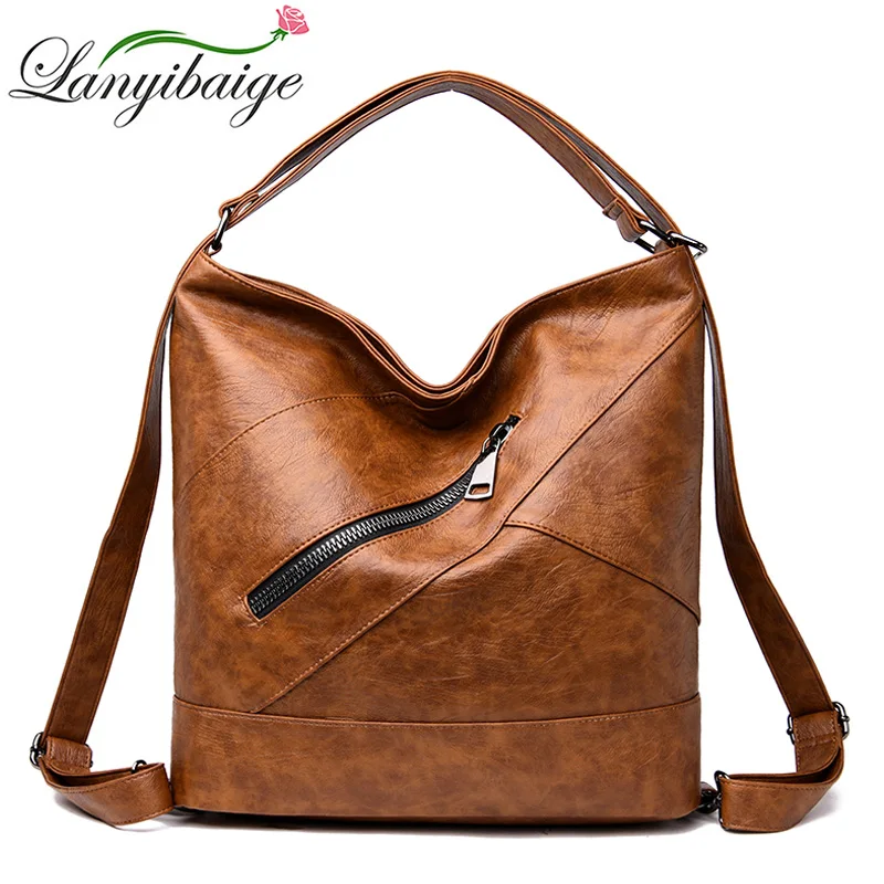 LANYIBAIGE Brand Women Leather Handbags Lady Vintage Large Tote Bag Female Pu Shoulder Bags Bolsas Femininas Sac A Main 2019
LANYIBAIGE Brand Women Leather Handbags Lady Vintage Large Tote Bag Female Pu Shoulder Bags Bolsas Femininas Sac A Main 2019