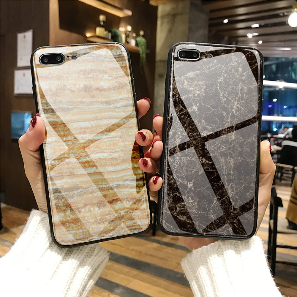 Customized DIY glass Phone Case For iPhone X XS MAX XR Smooth Silicon capa Stone Image Back Cover Cases For iPhone8 7 6 6s Plus
Customized DIY glass Phone Case For iPhone X XS MAX XR Smooth Silicon capa Stone Image Back Cover Cases For iPhone8 7 6 6s Plus