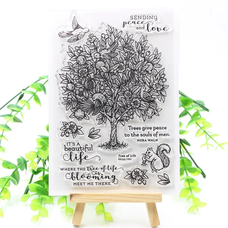 YPP CRAFT Tree Transparent Clear Silicone Stamps for DIY Scrapbooking/Card Making/Kids Crafts Fun Decoration Supplies 403
YPP CRAFT Tree Transparent Clear Silicone Stamps for DIY Scrapbooking/Card Making/Kids Crafts Fun Decoration Supplies 403