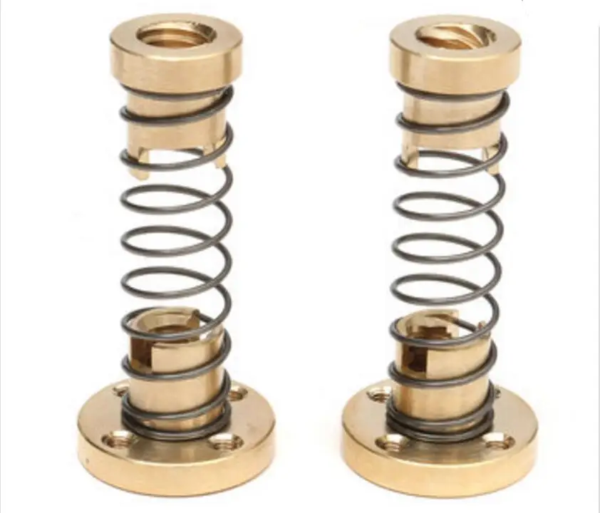 T8 Backlash Nut Elimination Clearance Anti-Backlash Spring Loaded Nut For 4mm Acme Threaded Rod Lead Screws
T8 Backlash Nut Elimination Clearance Anti-Backlash Spring Loaded Nut For 4mm Acme Threaded Rod Lead Screws