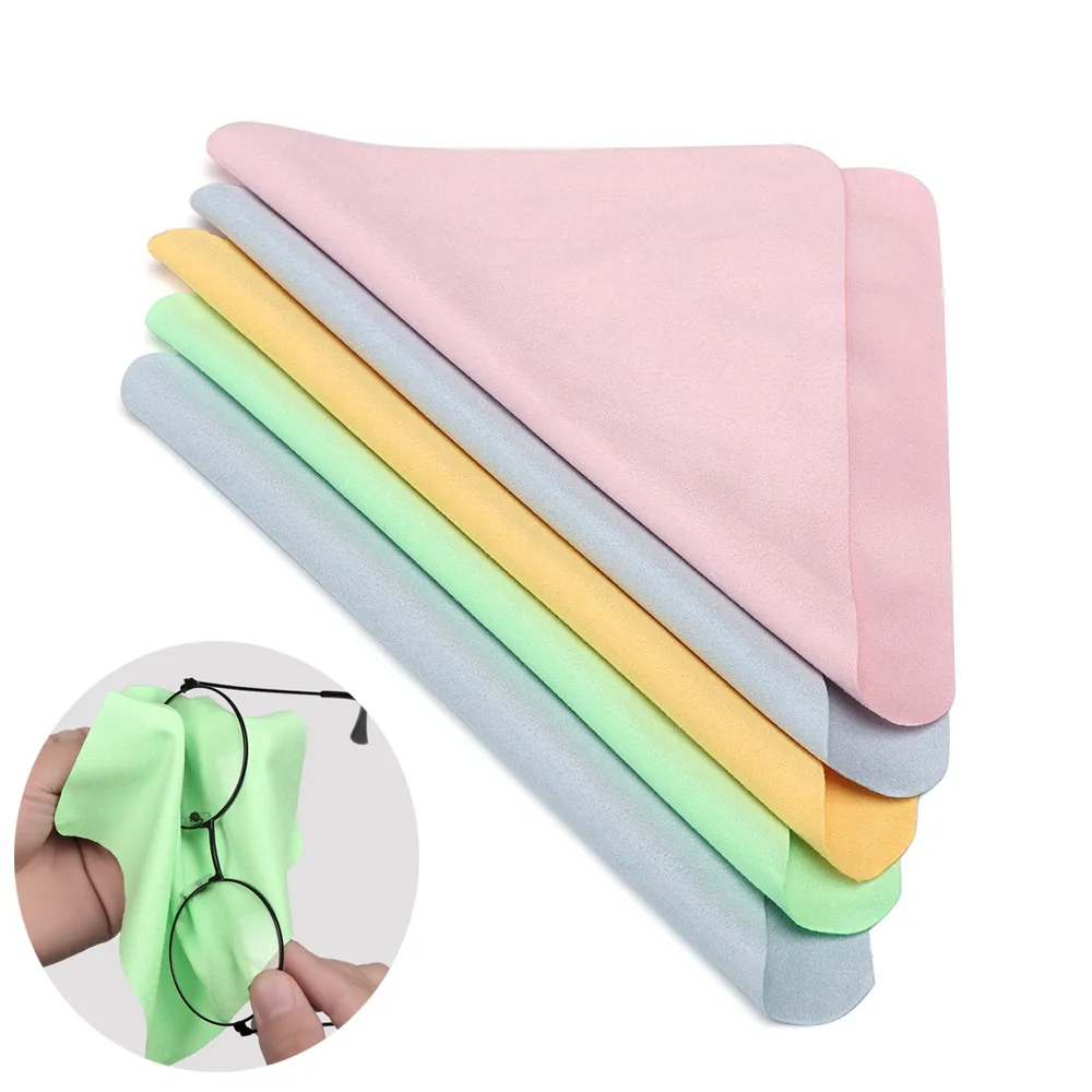 5 Pcs/Pack Lens Eyeglasses Cleaning Cloth Microfiber Phone Screen Cleaner Sunglasses Camera Duster Wipes Eyewear Accessories
5 Pcs/Pack Lens Eyeglasses Cleaning Cloth Microfiber Phone Screen Cleaner Sunglasses Camera Duster Wipes Eyewear Accessories