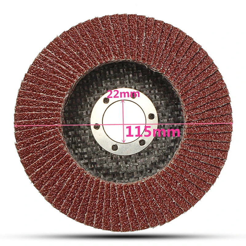 Профессиональные откидные диски 115 мм 4 5 дюйма шлифовальные 60 Грит лезвия для
