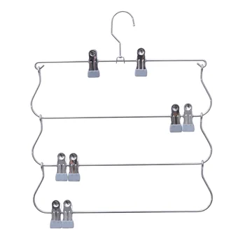 1PC Drying Rack Clothes Hangers Multiple Layers Metal Foldable Hangers Scarves Hanging Rack with Clip for Closet Wardrobe
1PC Drying Rack Clothes Hangers Multiple Layers Metal Foldable Hangers Scarves Hanging Rack with Clip for Closet Wardrobe