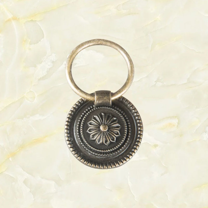 45mm Antique small circle chrysanthemum handle Drawer handle Furniture Hardware Cabinet Door Handles Wholesale
45mm Antique small circle chrysanthemum handle Drawer handle Furniture Hardware Cabinet Door Handles Wholesale