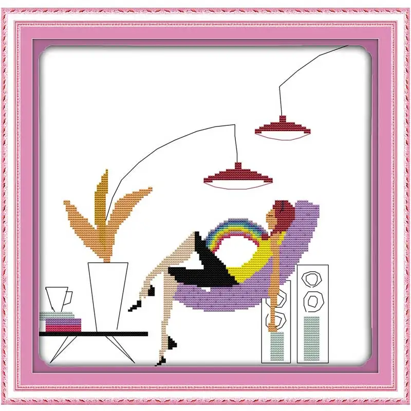 Casual Living Patterns Counted Cross Stitch 11CT 14CT Cross Stitch Set Wholesale Cross-stitch Kit Embroidery Needlework
Casual Living Patterns Counted Cross Stitch 11CT 14CT Cross Stitch Set Wholesale Cross-stitch Kit Embroidery Needlework