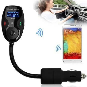 610S LCD Wireless Bluetooth hands-free Car kit MP3 Player FM Transmitter Modulator with Remote Control Support SD
610S LCD Wireless Bluetooth hands-free Car kit MP3 Player FM Transmitter Modulator with Remote Control Support SD