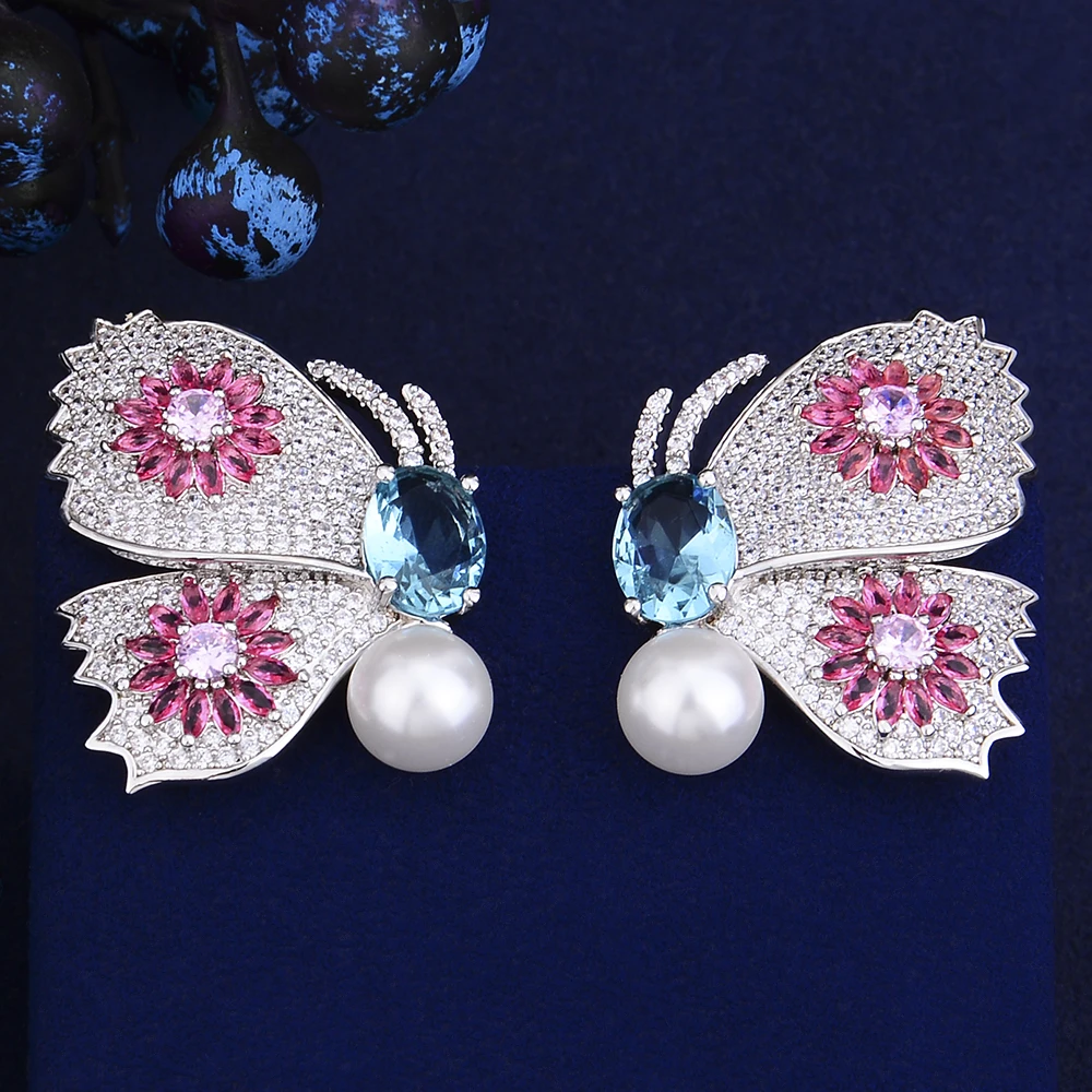 missvikki Chic Luxury Girl Holiday Sweet Butterfly Full Cubic Zirconia Stud Earrings Bridal Wedding Engagement Anniversary Gift
missvikki Chic Luxury Girl Holiday Sweet Butterfly Full Cubic Zirconia Stud Earrings Bridal Wedding Engagement Anniversary Gift