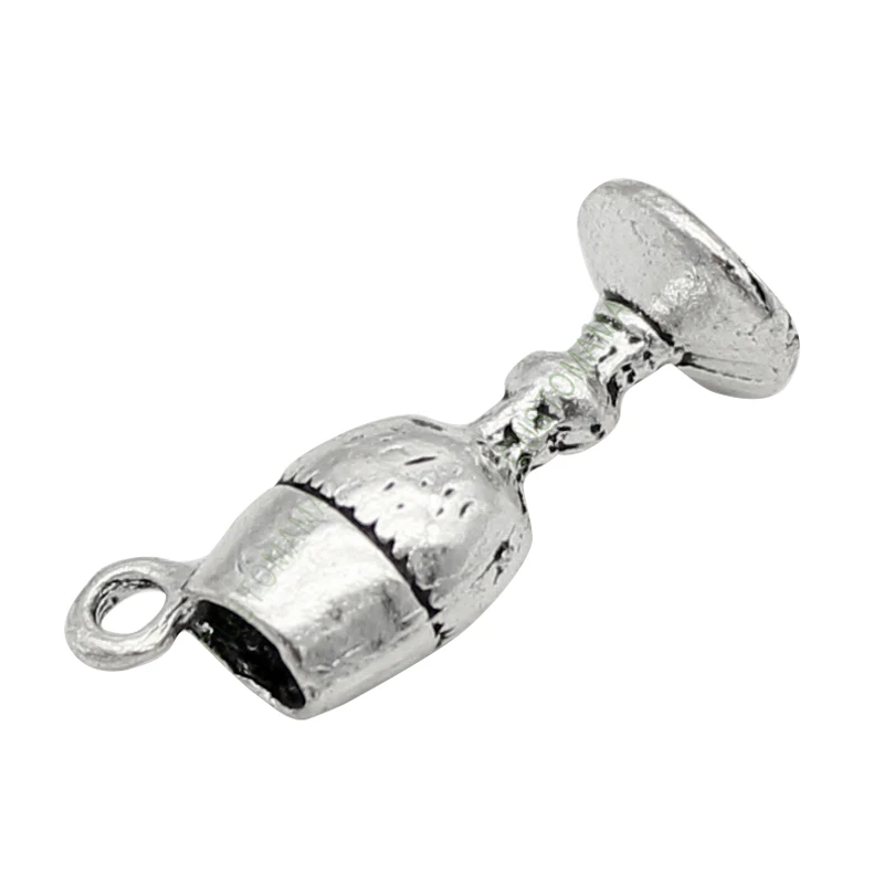 60pcs- Wine Glass Charms Antique Silver 3D Chalice or Goblet Charm Pendant 19x8mm
60pcs- Wine Glass Charms Antique Silver 3D Chalice or Goblet Charm Pendant 19x8mm