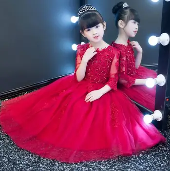 2019 High Quality Handmade Girls Long Dress Princess Evening Dresses Pageant wedding Kids Party Ball Gown Children Vintage
2019 High Quality Handmade Girls Long Dress Princess Evening Dresses Pageant wedding Kids Party Ball Gown Children Vintage