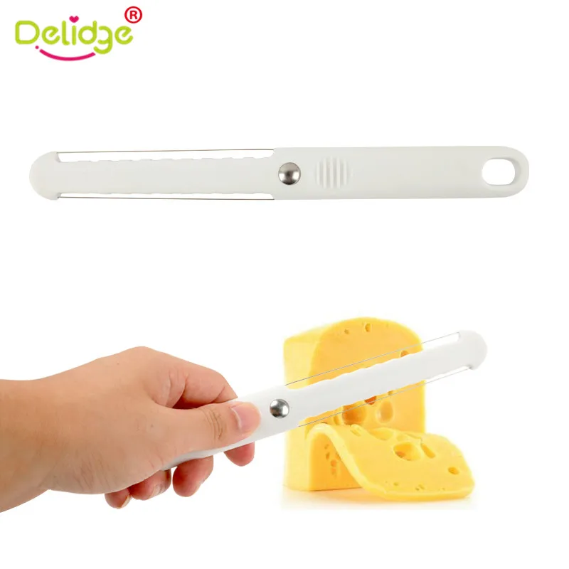 Delidge Wire Cheese Slicer Plastic Butter Cutter Knife of Pizza Confectionery Bread Cutter Kitchen Gadget
Delidge Wire Cheese Slicer Plastic Butter Cutter Knife of Pizza Confectionery Bread Cutter Kitchen Gadget