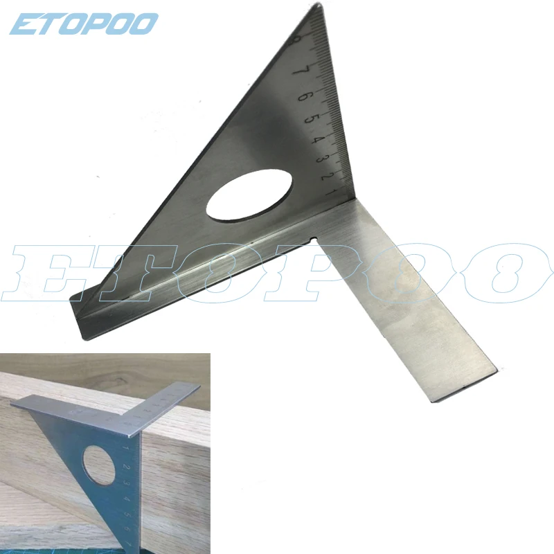 Multifunction woodworking scriber Stainless Steel Triangle Square Rafter Speed Square T and Tri Angle Square MulitScribe tools
Multifunction woodworking scriber Stainless Steel Triangle Square Rafter Speed Square T and Tri Angle Square MulitScribe tools