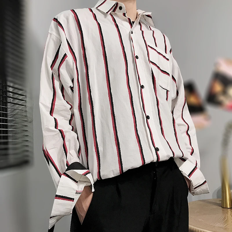 2019 mens casual cotton long sleeve striped shirts men Japanese 5xl streetwear dress shirt male clothes plus size CS20
2019 mens casual cotton long sleeve striped shirts men Japanese 5xl streetwear dress shirt male clothes plus size CS20