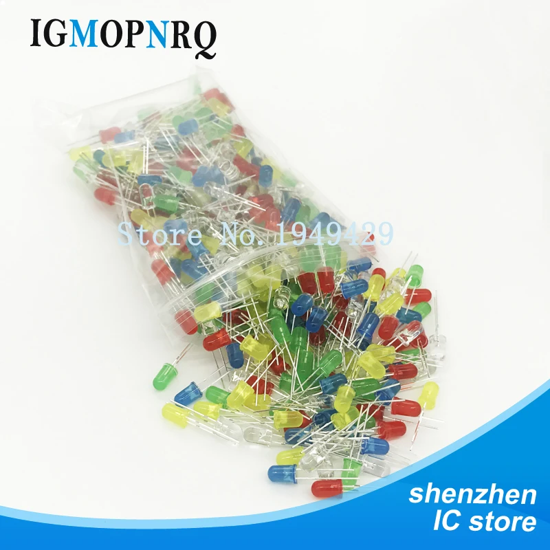 120PCS 5mm LED Light Assorted Kit DIY LEDs Set White Yellow Red Green Blue Orange Led Diode Kit New 6 Colors Each 20PCS
120PCS 5mm LED Light Assorted Kit DIY LEDs Set White Yellow Red Green Blue Orange Led Diode Kit New 6 Colors Each 20PCS