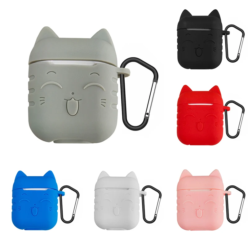 Silicone Case For Airpods Cover Brand Earphone Accessories Luxury Coque Colorful Cute Cat TPU Soft Shockproof For Air Pods i12
Silicone Case For Airpods Cover Brand Earphone Accessories Luxury Coque Colorful Cute Cat TPU Soft Shockproof For Air Pods i12