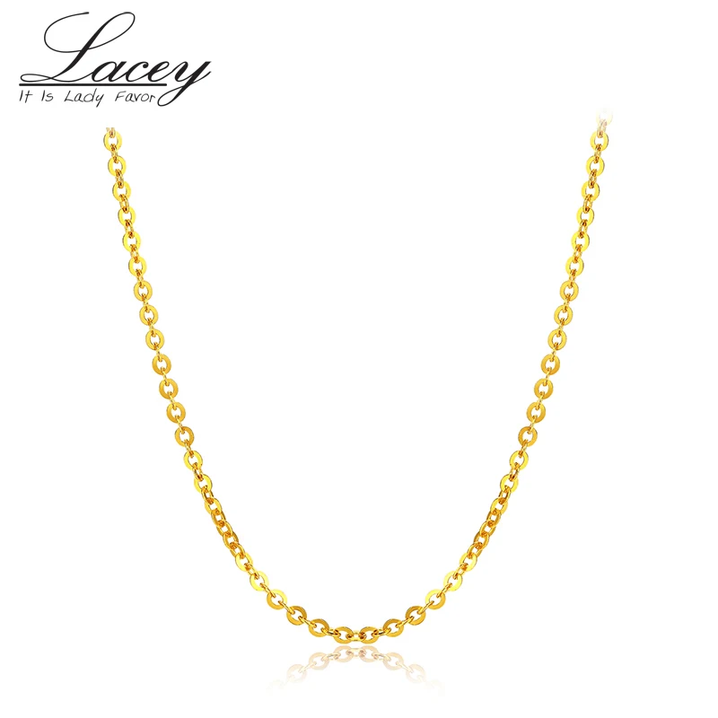 Real 18K Gold Chain Necklace 18 inches white yellow au750 thin necklace for Women
Real 18K Gold Chain Necklace 18 inches white yellow au750 thin necklace for Women