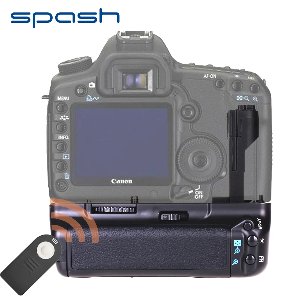 spash Vertical Battery Grip for Canon EOS 5D Mark II 5D2 5DII DSLR Cameras Replace BG-E6 Battery Holder + IR Remote Control
spash Vertical Battery Grip for Canon EOS 5D Mark II 5D2 5DII DSLR Cameras Replace BG-E6 Battery Holder + IR Remote Control