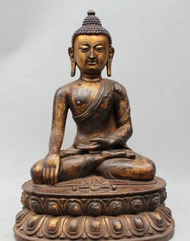 xd 002776 18"Old Tibet Tibetan Buddhism Bronze Sakyamuni Shakyamuni Amitabha Buddha Statue
xd 002776 18"Old Tibet Tibetan Buddhism Bronze Sakyamuni Shakyamuni Amitabha Buddha Statue