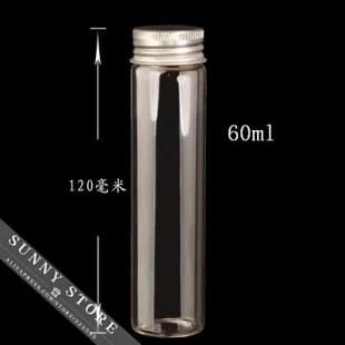 10pcs/lot 30x120x21mm 60ml Aluminum Screw Cap Glass Bottles , Transparent Glass Bottles Creative Decorative Vials Tea Canister
10pcs/lot 30x120x21mm 60ml Aluminum Screw Cap Glass Bottles , Transparent Glass Bottles Creative Decorative Vials Tea Canister