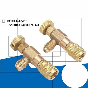 R22/R410 Refrigeration Charging Adapter Liquid Addition Accessory Control Valve Home Refrigeration Tool For Safety Valve Service 
R22/R410 Refrigeration Charging Adapter Liquid Addition Accessory Control Valve Home Refrigeration Tool For Safety Valve Service