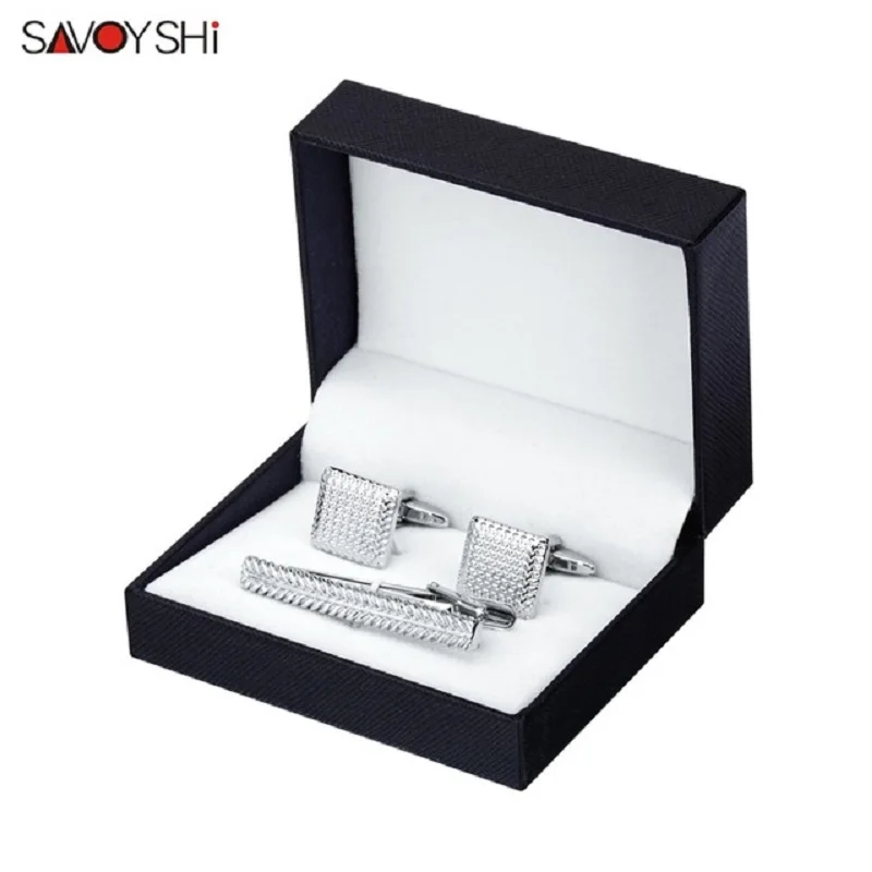 SAVOYSHI Stainless Steel Cuff links necktie clip for tie pin for mens High Quality Antirust tie bars cufflinks tie clip set Gift
SAVOYSHI Stainless Steel Cuff links necktie clip for tie pin for mens High Quality Antirust tie bars cufflinks tie clip set Gift