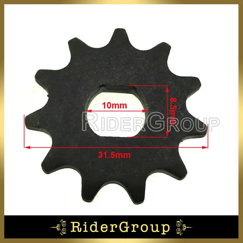 Black T8F Chain 11 Tooth Sprocket Motor Engine Pinion Gear For MY1020 Electric Scooter
Black T8F Chain 11 Tooth Sprocket Motor Engine Pinion Gear For MY1020 Electric Scooter