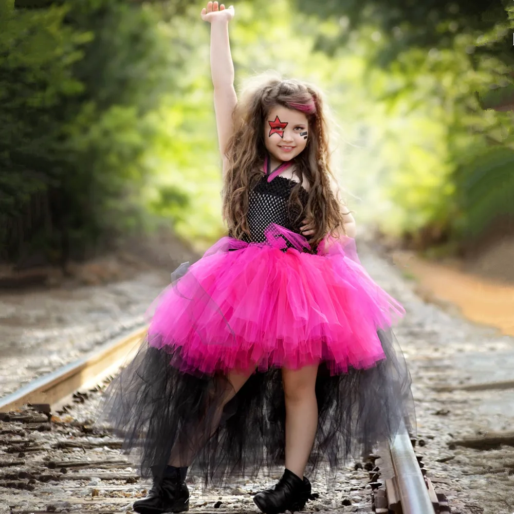 New Rockstar Queen Girls Tulle Tutu Dress Christmas Halloween Costume Cosplay Girl Dress Kid Birthday Party Princess Dress
New Rockstar Queen Girls Tulle Tutu Dress Christmas Halloween Costume Cosplay Girl Dress Kid Birthday Party Princess Dress