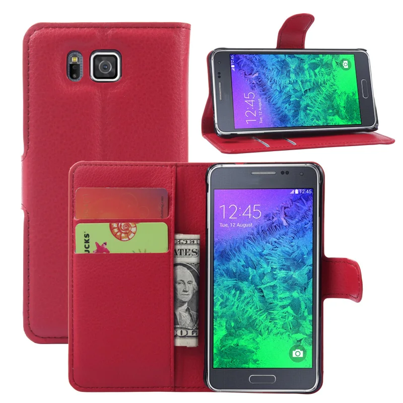 Wallet Flip Leather Case For Samsung Galaxy Alpha Alfa G850 G850F G850A 6-inch phone Leather back Cover case with Stand Etui>
Wallet Flip Leather Case For Samsung Galaxy Alpha Alfa G850 G850F G850A 6-inch phone Leather back Cover case with Stand Etui>