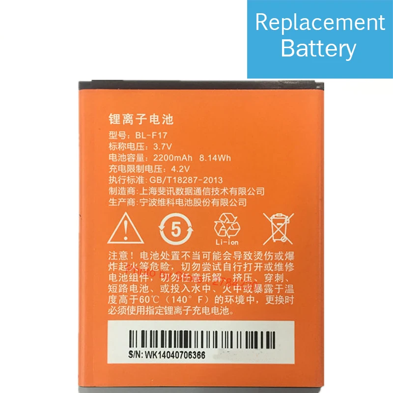2200mAh Replacement BL-F17 Battery For PHICOMM BL-F17 Bateria Baterij Mobile Phone Batteries
2200mAh Replacement BL-F17 Battery For PHICOMM BL-F17 Bateria Baterij Mobile Phone Batteries