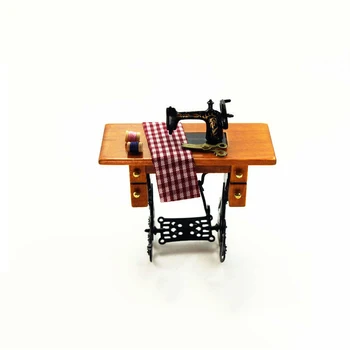 Vintage Sewing Machine Model Mini Dollhouse Miniatures Simulation Furniture with Thread Scissors DIY Doll House Accessories
Vintage Sewing Machine Model Mini Dollhouse Miniatures Simulation Furniture with Thread Scissors DIY Doll House Accessories