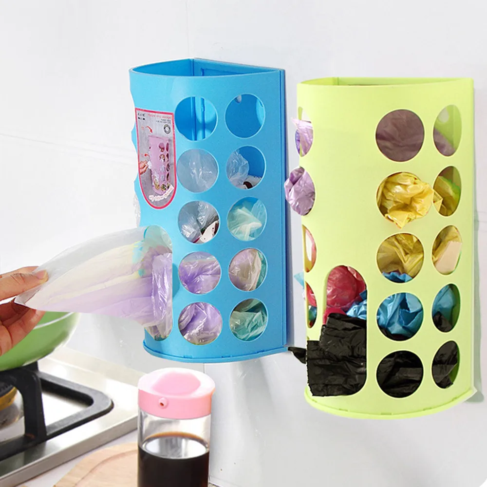 Fashionable Delicate Practical Plastic Storage Box Organizer Garbage Bags Collection Boxes Cuisine Rangement | Дом и сад