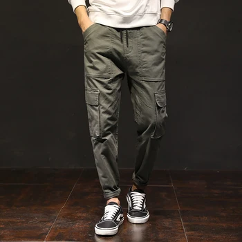 Men Streetwear Harem Pants Casual Trousers New Male Multi-pocket Overalls High Quality Men Cotton Loose Harem Pants Size
Men Streetwear Harem Pants Casual Trousers New Male Multi-pocket Overalls High Quality Men Cotton Loose Harem Pants Size