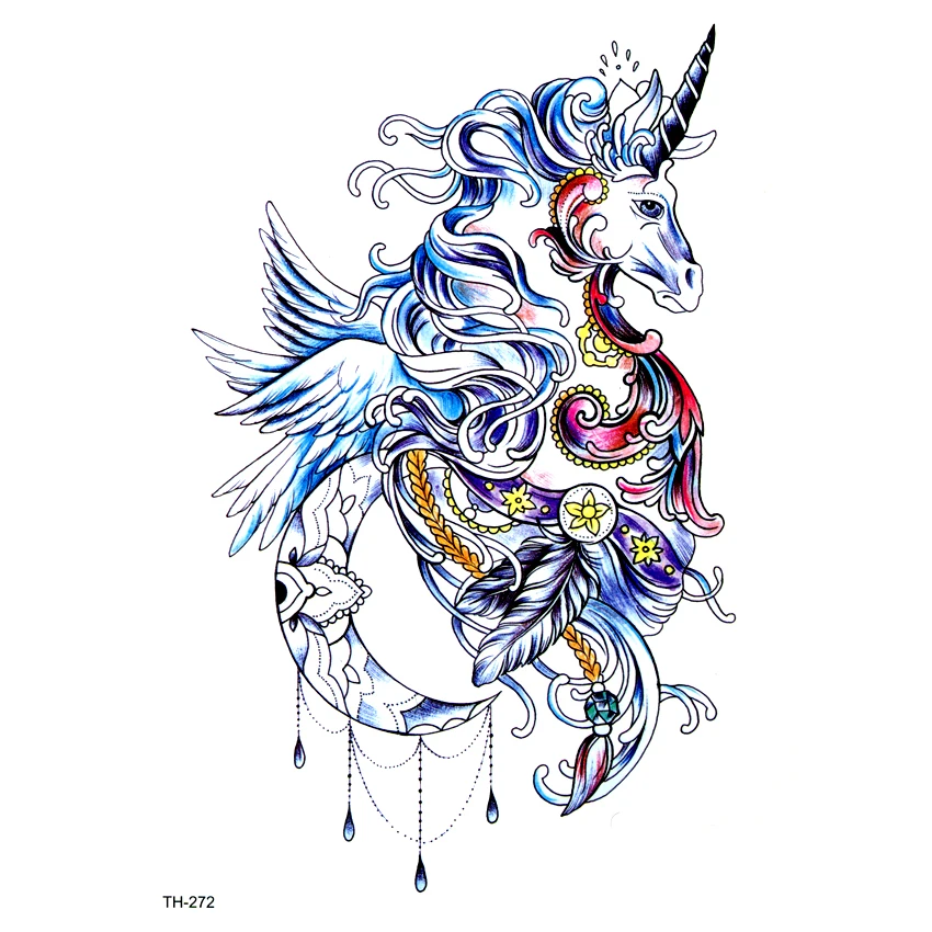 Unicorn Waterproof Temporary Tattoo Sticker Beauty Animals Body Art Sticker Tatoo Men Tattoo sleeve kids Tatuajes Temporales
Unicorn Waterproof Temporary Tattoo Sticker Beauty Animals Body Art Sticker Tatoo Men Tattoo sleeve kids Tatuajes Temporales