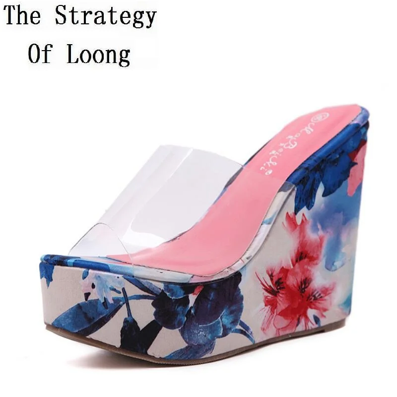 Summer Women Wedge High Heel Chunky Heel Platform Open The Toe Slippers Lady Fashion Sandals Shoes Size 34-39 SXQ0923
Summer Women Wedge High Heel Chunky Heel Platform Open The Toe Slippers Lady Fashion Sandals Shoes Size 34-39 SXQ0923