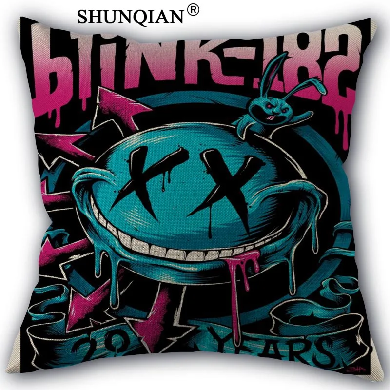 Blink-182 Cotton Linen Pillowcase Wedding Decorative Pillow Case 45x45CM one sides For Home Pillow Cover A10.17
Blink-182 Cotton Linen Pillowcase Wedding Decorative Pillow Case 45x45CM one sides For Home Pillow Cover A10.17