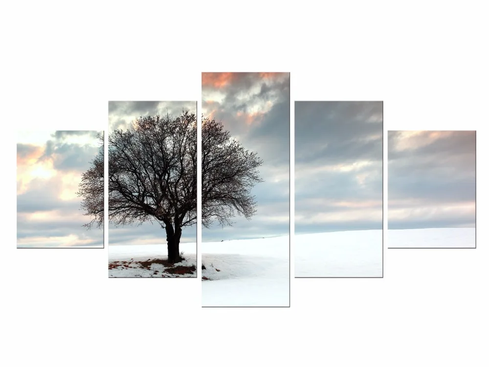5 Pieces Print Wall Art White Snow Paintings Modern Winter Freezing Tree Canvas Painting for Living Room Wall Decor Framed
5 Pieces Print Wall Art White Snow Paintings Modern Winter Freezing Tree Canvas Painting for Living Room Wall Decor Framed