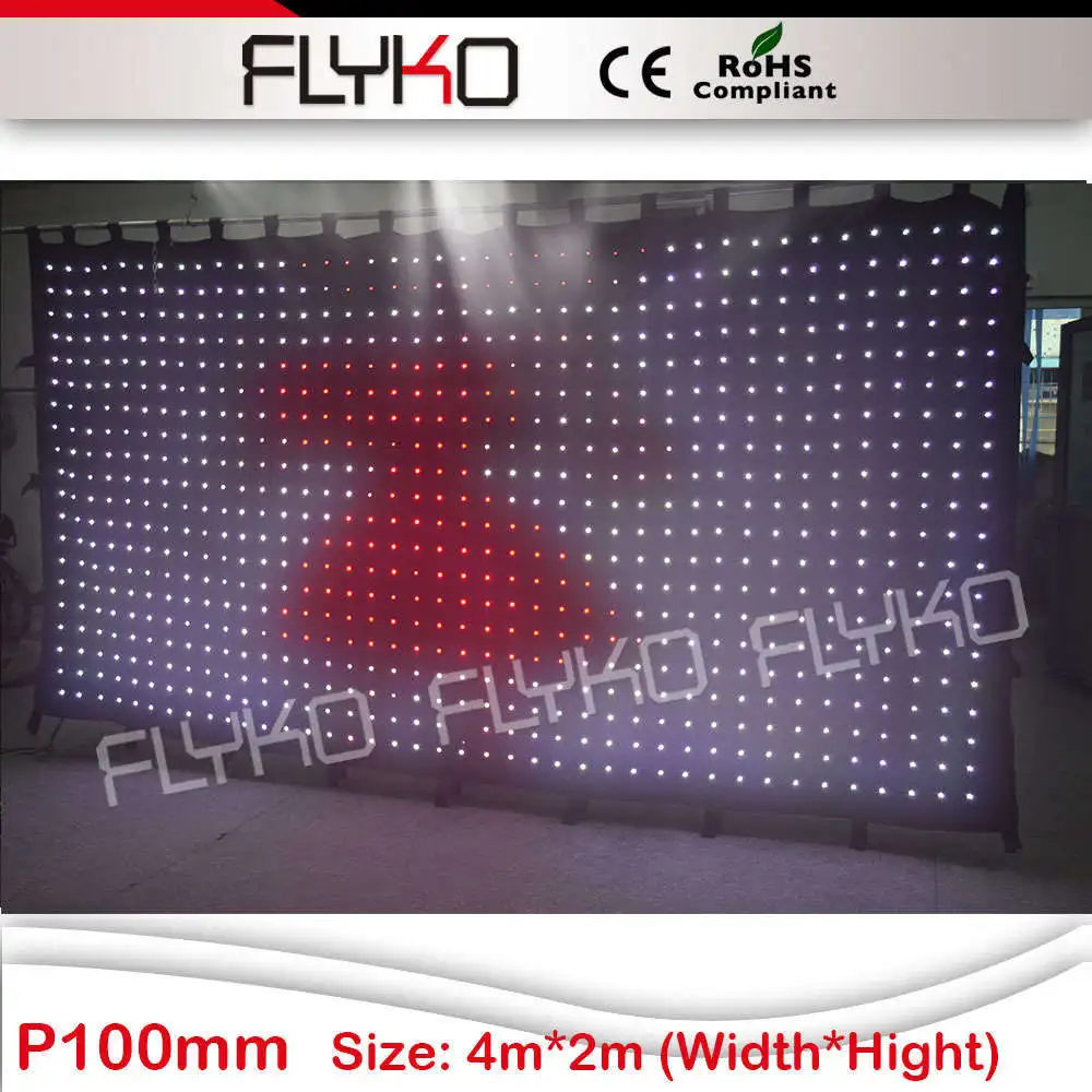 Guangzhou RGB easy install led light backdrop 2mx4m flexible led video curtain
Guangzhou RGB easy install led light backdrop 2mx4m flexible led video curtain