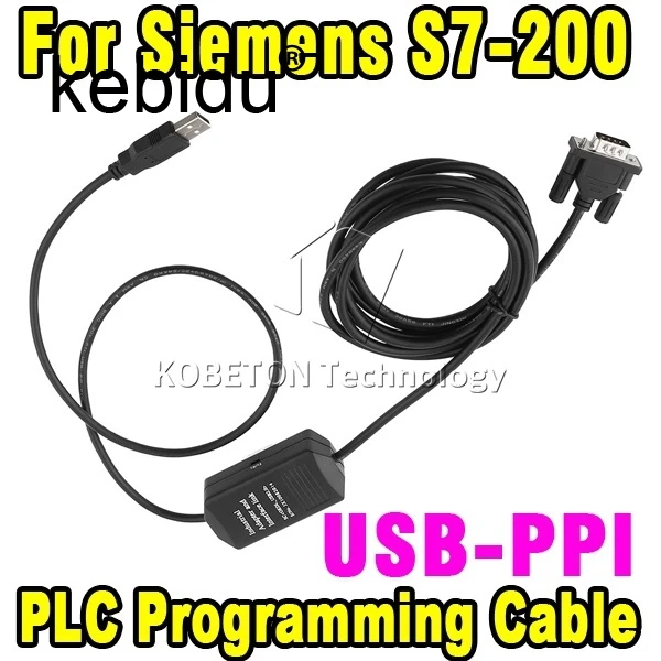 Kebidu USB-PPI Programming Cable for S7-200 PLC + Driver CD,USB Version 6ES7 901-3DB30-0XA0 Win7
Kebidu USB-PPI Programming Cable for S7-200 PLC + Driver CD,USB Version 6ES7 901-3DB30-0XA0 Win7